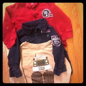 Long sleeve size 2T shirits